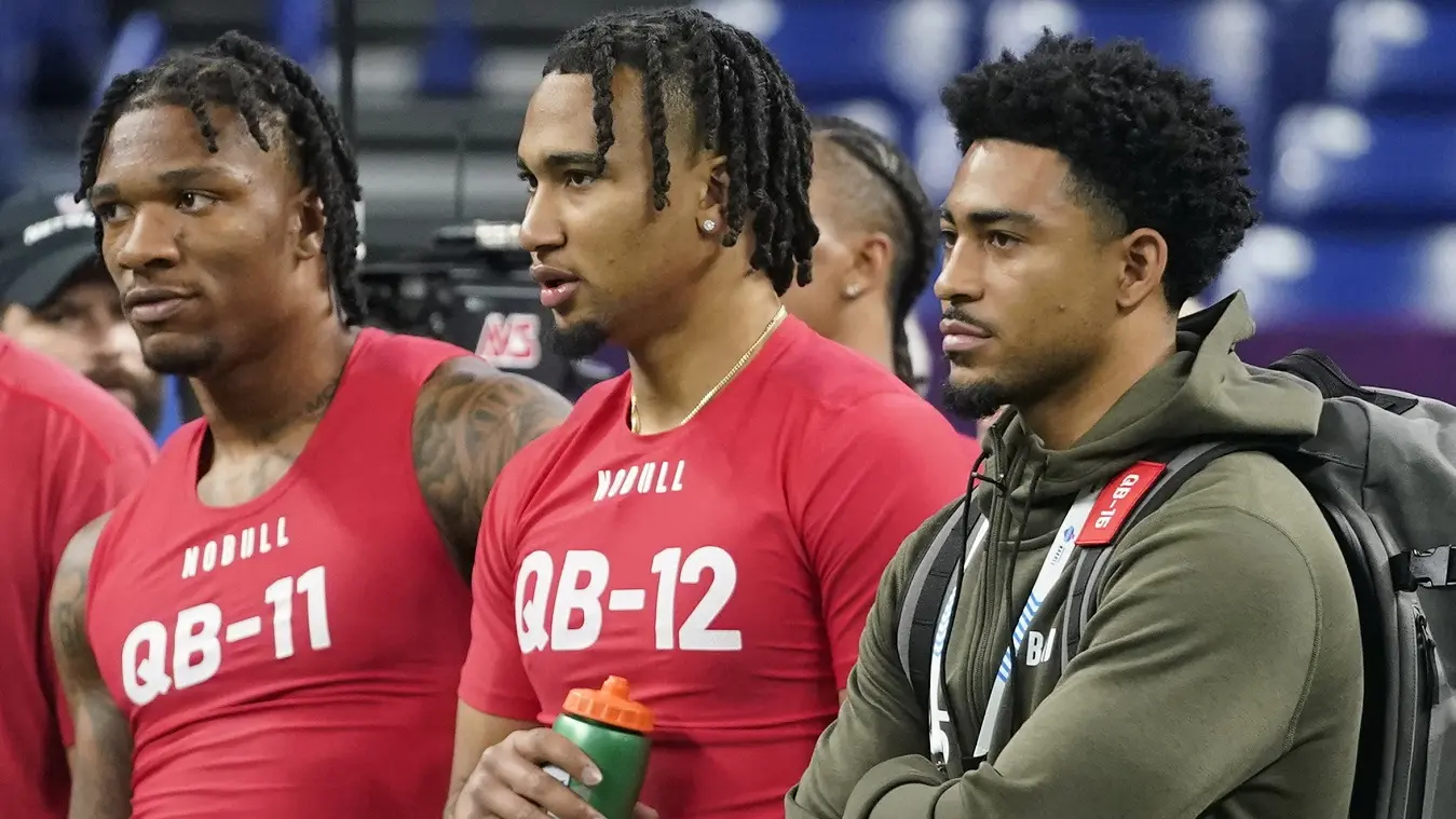 Bryce Young, CJ Stroud e Anthony Richardson - 2023 NFL Combine - Mock Draft NFL