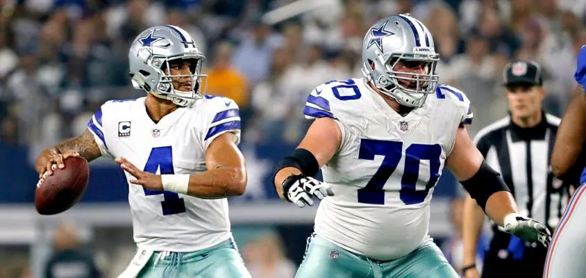 Dallas Cowboys restructure contracts of QB Dak Prescott and guard Zack Martin