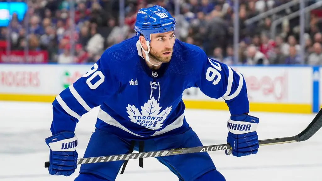 Ryan O'Reilly, dos Maple Leafs, está fora por indeterminado com fratura no dedo esquerdo