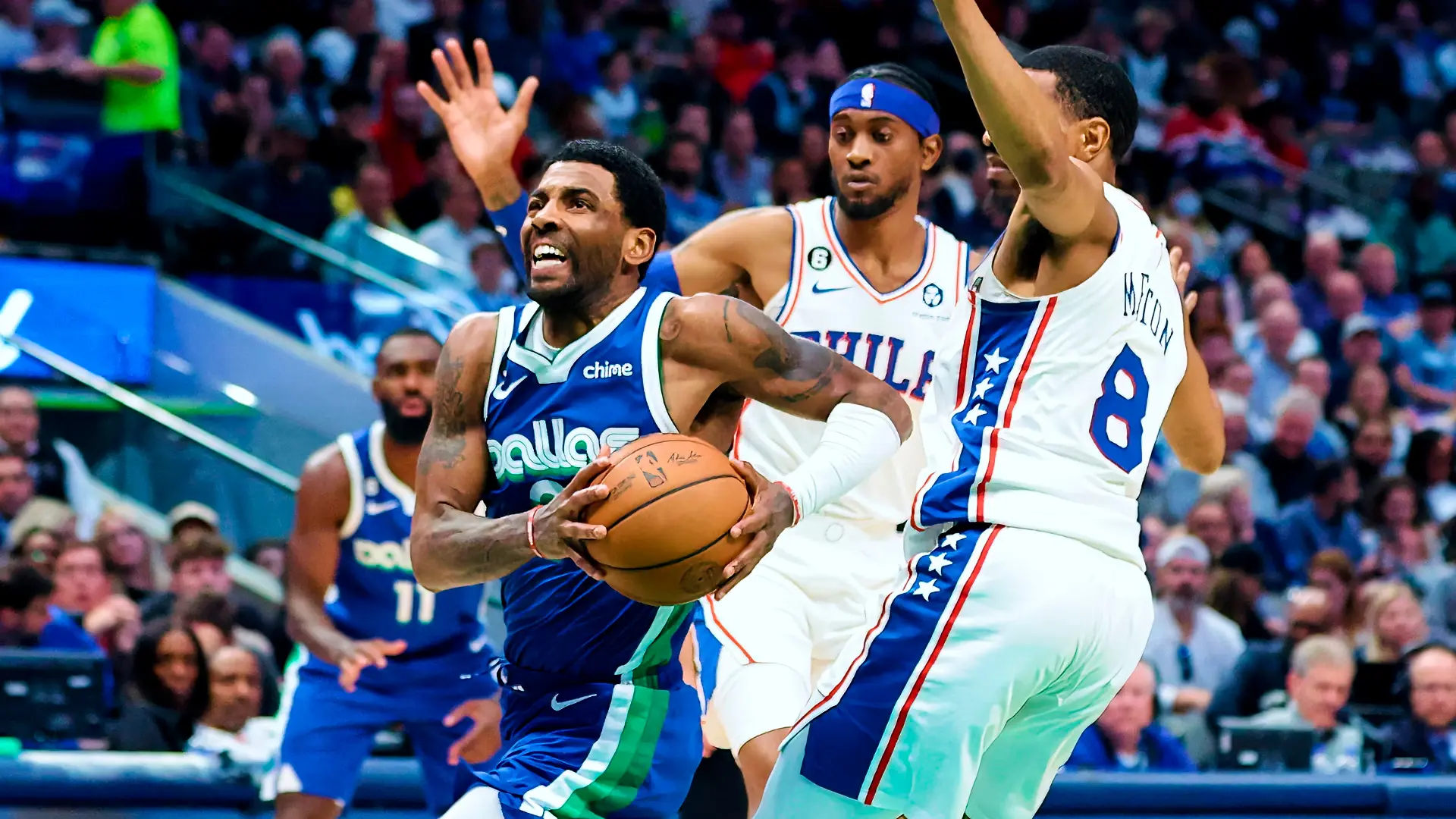 Doncic e Irving combinam para 82 pontos, e Mavericks derrotam 76ers