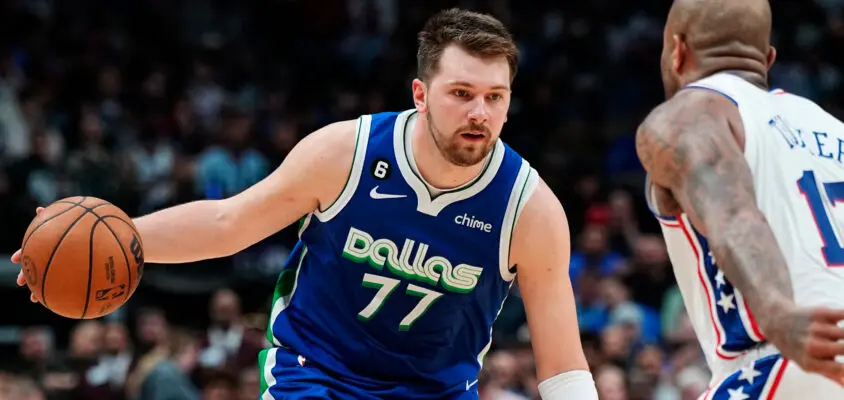 Doncic e Irving combinam para 82 pontos, e Mavericks derrotam 76ers