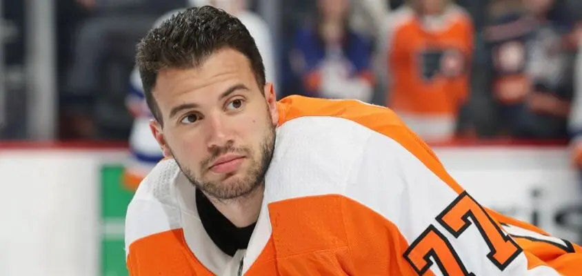 Tony DeAngelo é suspenso após ações em jogo do Philadelphia Flyers