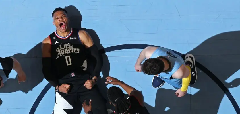 Na volta de Ja Morant, Westbrook brilha e Clippers batem Grizzlies