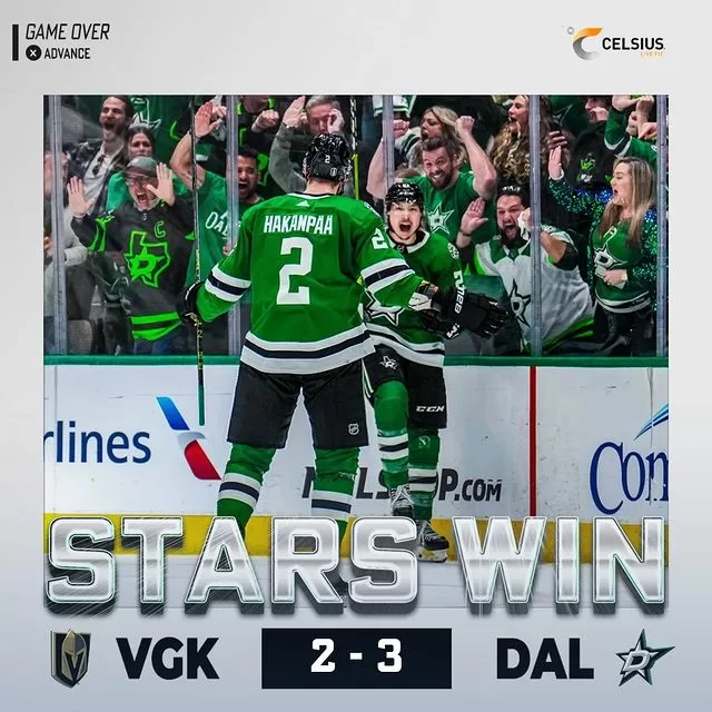 Stars vencem Vegas no jogo 4 e evitam varrida