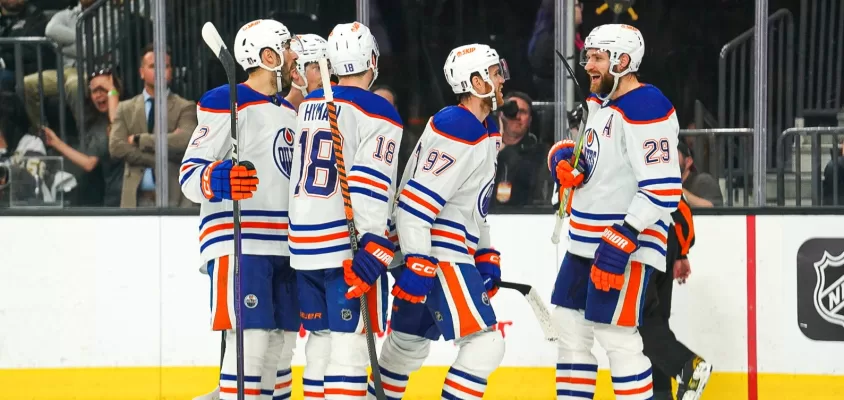 Oilers goleiam e empatam série contra Golden Knights