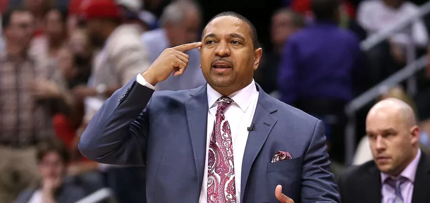 LOS ANGELES, CA - APRIL 29: Head coach Mark Jackson of the Golden State Warriors gives instructions in the game against the Los Angeles Clippers in Game Five of the Western Conference Quarterfinals during the 2014 NBA Playoffs at Staples Center on April 29, 2014 in Los Angeles, California.