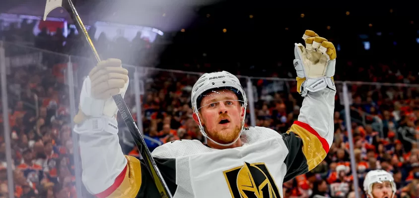 Marchessault desencanta e Golden Knights goleiam Oilers