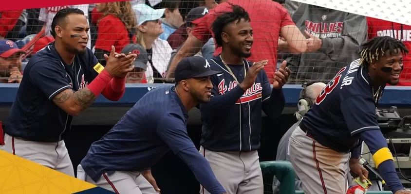 Braves vencem Phillies com erro de Schwarber na décima entrada