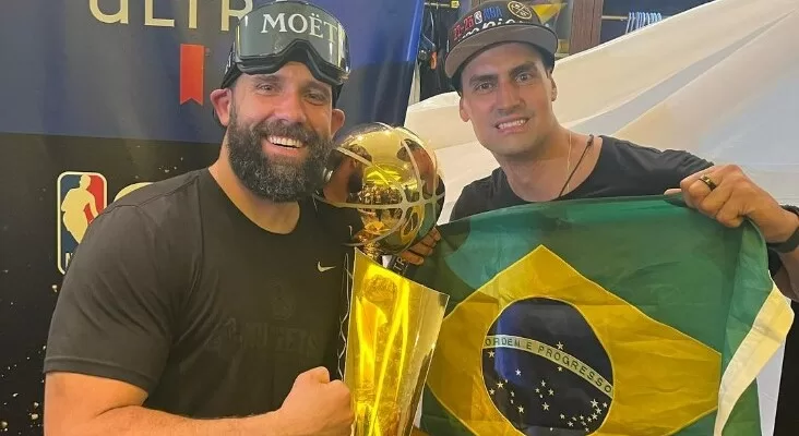 Brasileiros Felipe e Claus são campeões da NBA com os Nuggets