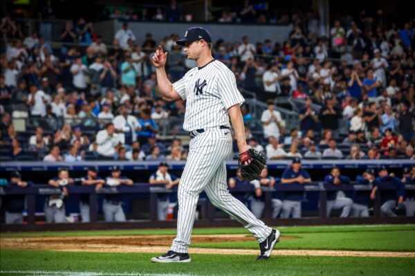 Gerrit Cole ajudou o New York Yankees a encerrar uma sequencia de quatro derrotas consecutivas com uma grande atuação contra o Seattle Mariners