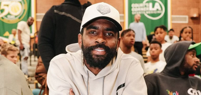 Kyrie Irving assiste a fim de semana de estreia da Drew League 2023