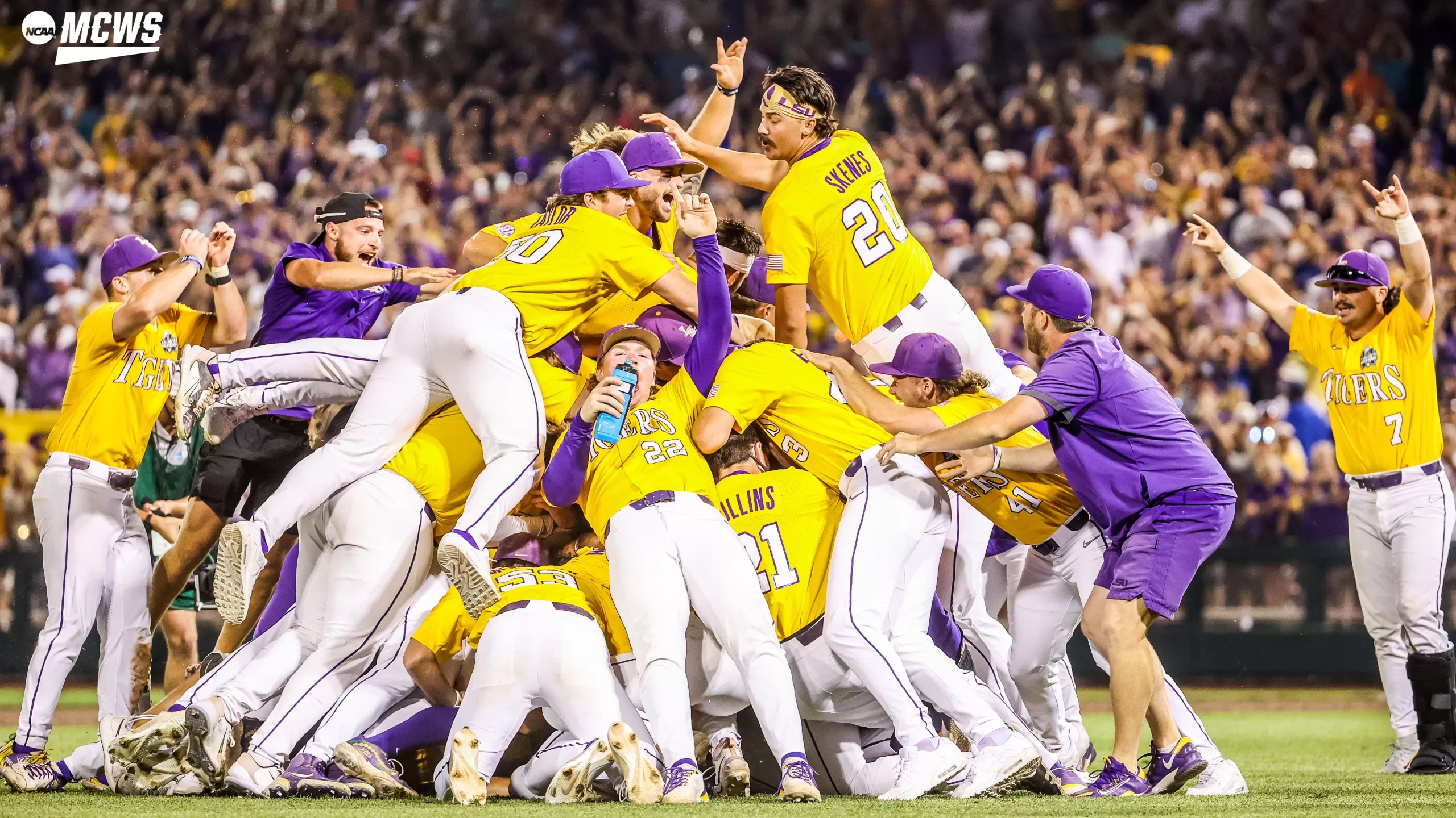 LSU vence Florida na College World Series e conquista título nacional