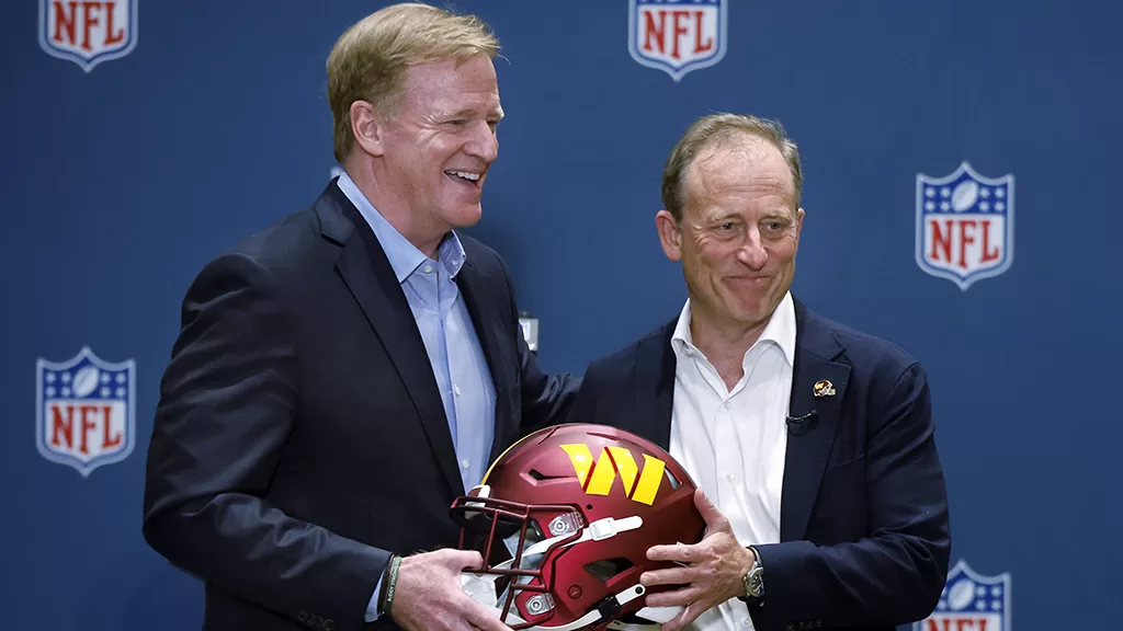 NFL Commissioner Roger Goodell on sale of Washington Commanders to Josh Harris