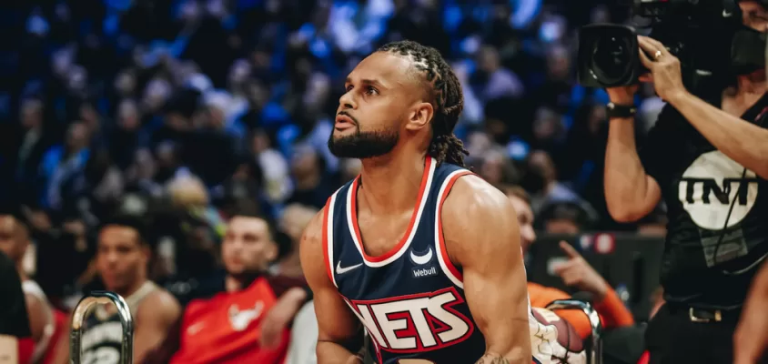 Patty Mills em ação no All-Star Weekend 2022