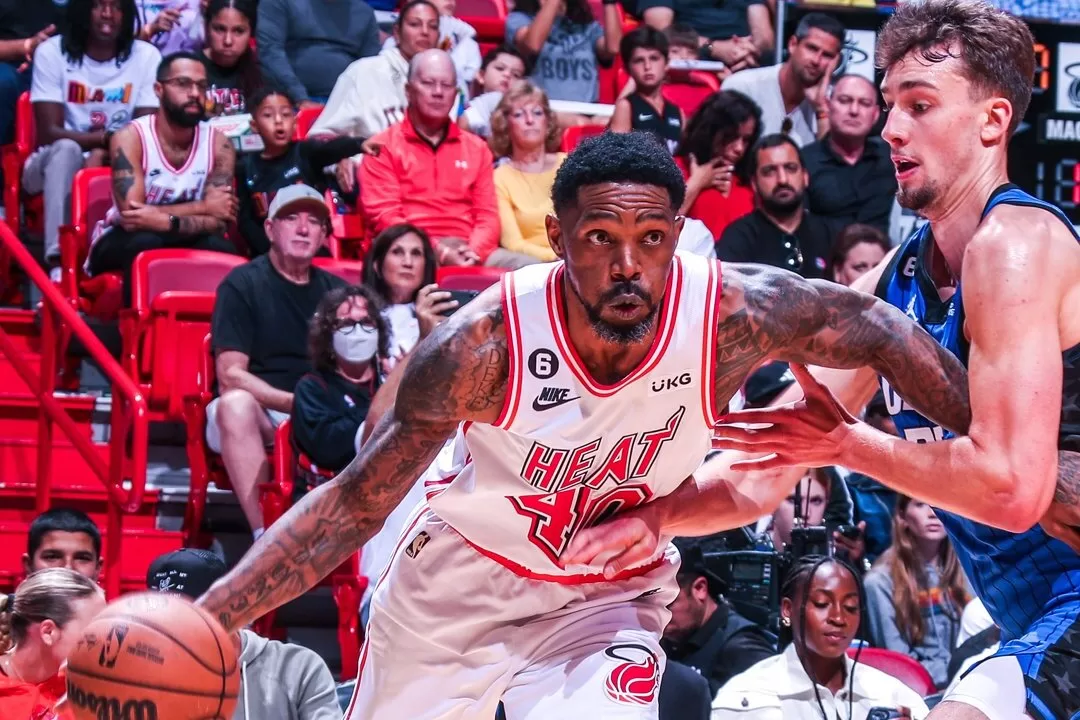 Udonis Haslem em vitória do Heat sobre o Magic.