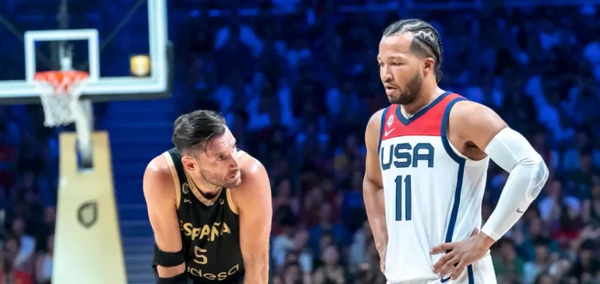 EUA vence Espanha - Jalen Brunson