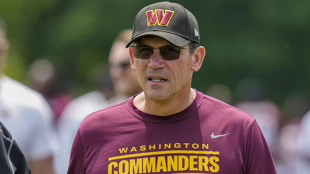 Washington Commanders head coach Ron Rivera