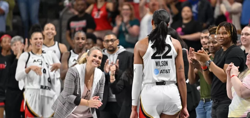 A'ja Wilson iguala recorde de pontos em um jogo da WNBA