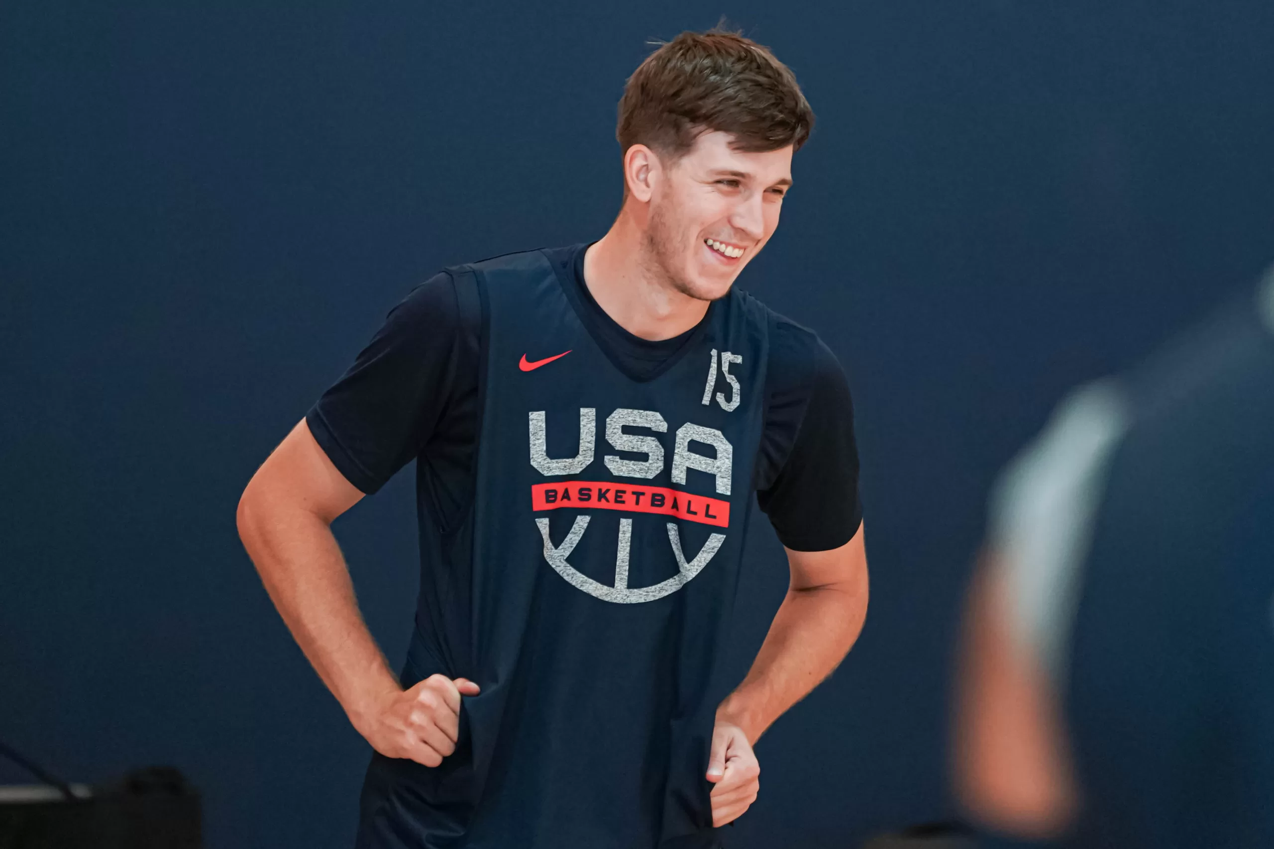 Austin Reaves com o Team USA