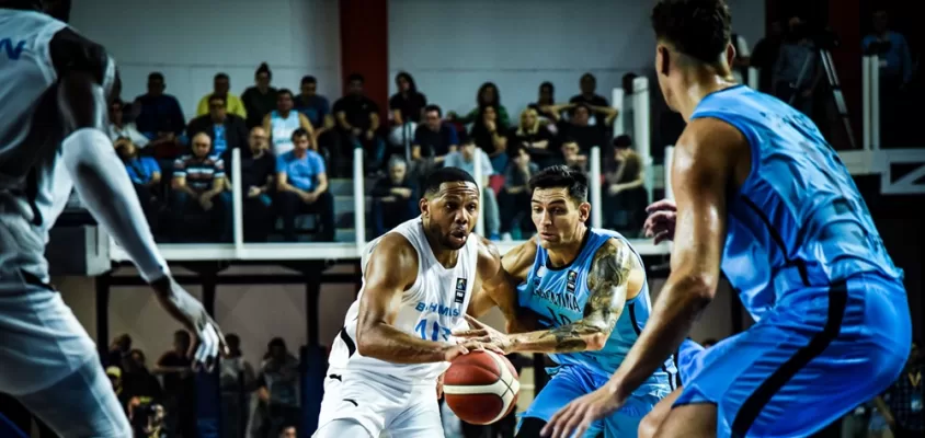 Eric Gordon em vitória de Bahamas sobre a Argentina