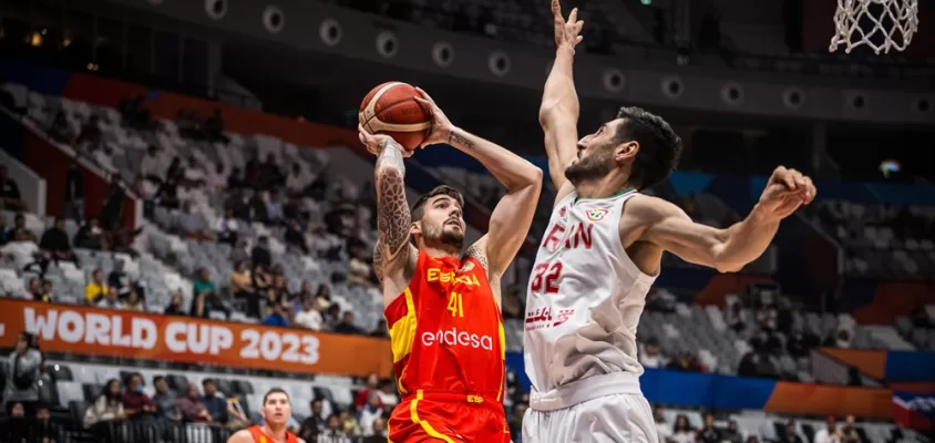 Juancho Hernangomez lidera Espanha em vitória sobre o Irã na Copa do Mundo