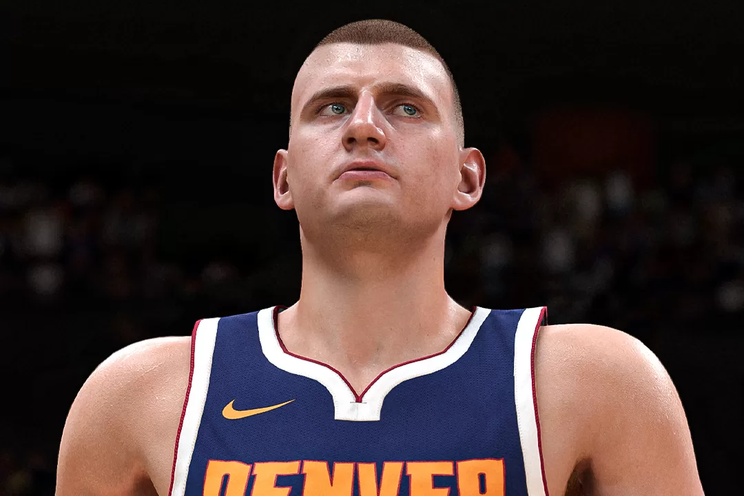 Nikola Jokic lidera NBA 2K24 com 98 overall