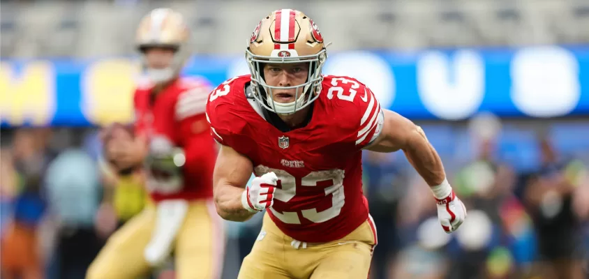 San Francisco 49ers RB Christian McCaffrey - NFL Power Ranking 2023