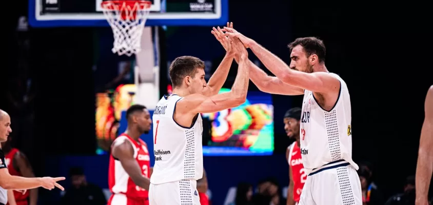 Bogdanovic e Milutinov lideram Sérvia em vitória sobre o Canadá