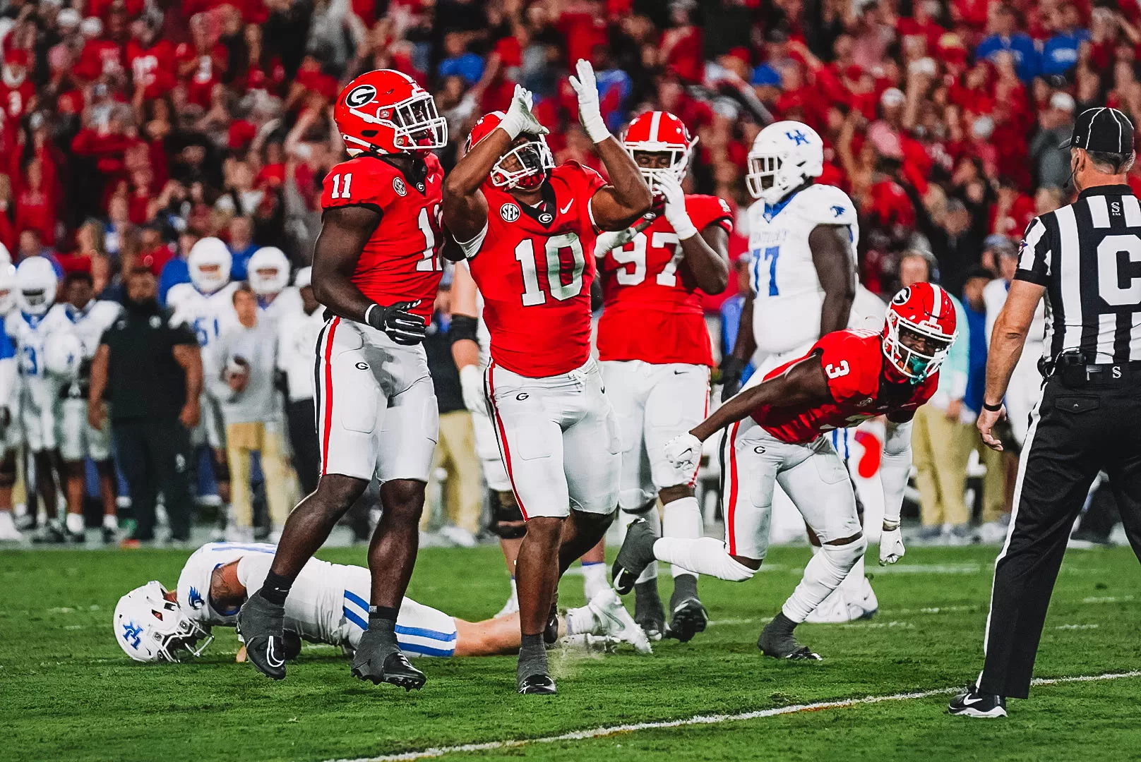 Georgia Bulldogs versus Kentucky Wildcats - semana 6 college football 2023