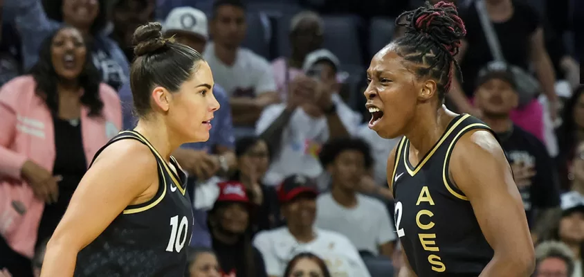 Chelsea Gray e Kelsey Plum - Las Vegas Aces