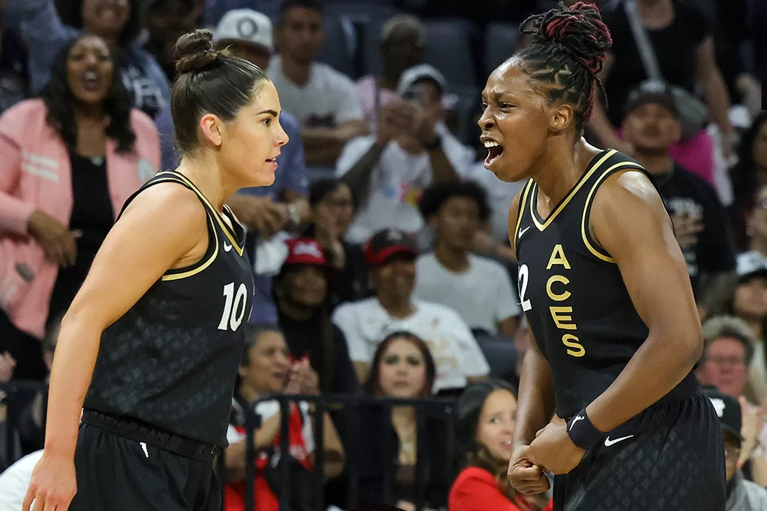 Chelsea Gray e Kelsey Plum - Las Vegas Aces