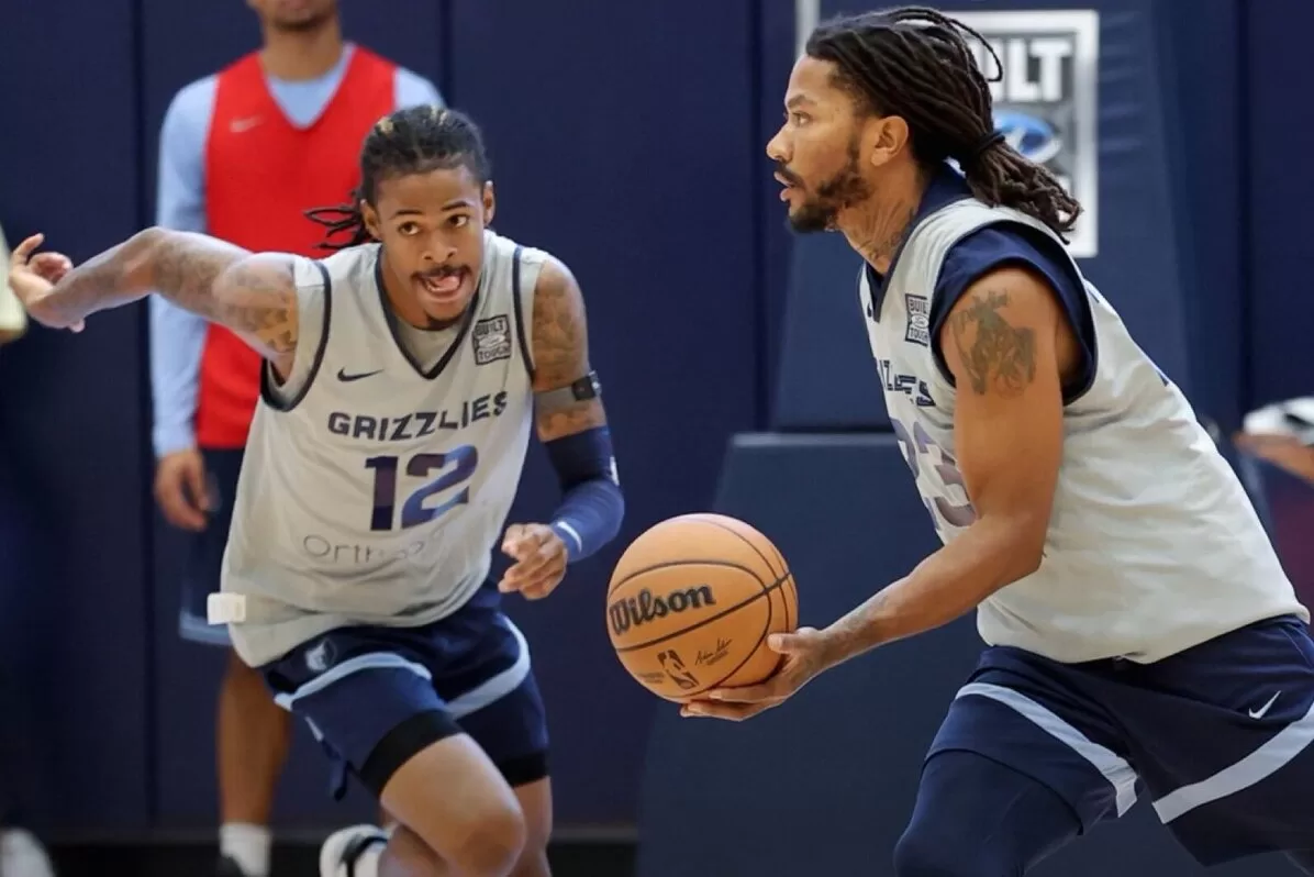 Derrick Rose e Ja Morant - Memphis Grizzlies