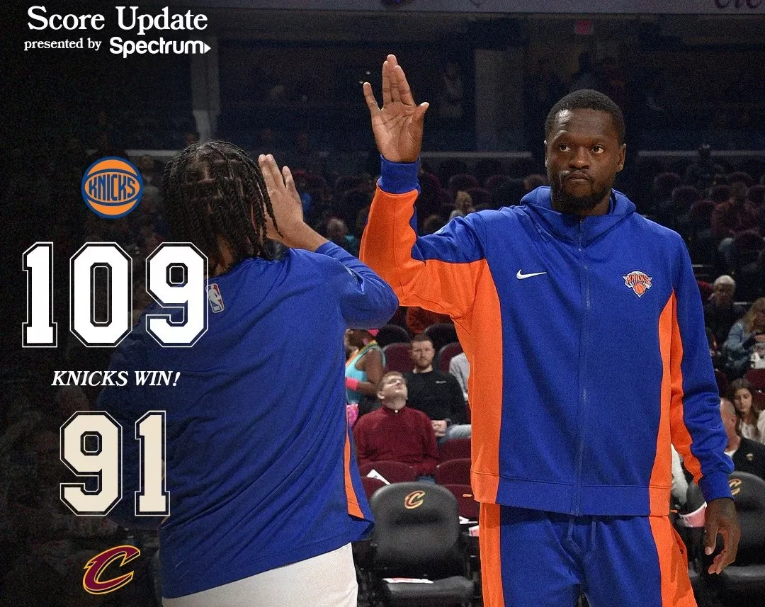 Com tranquilidade, Knicks derrotam Cavs fora de casa