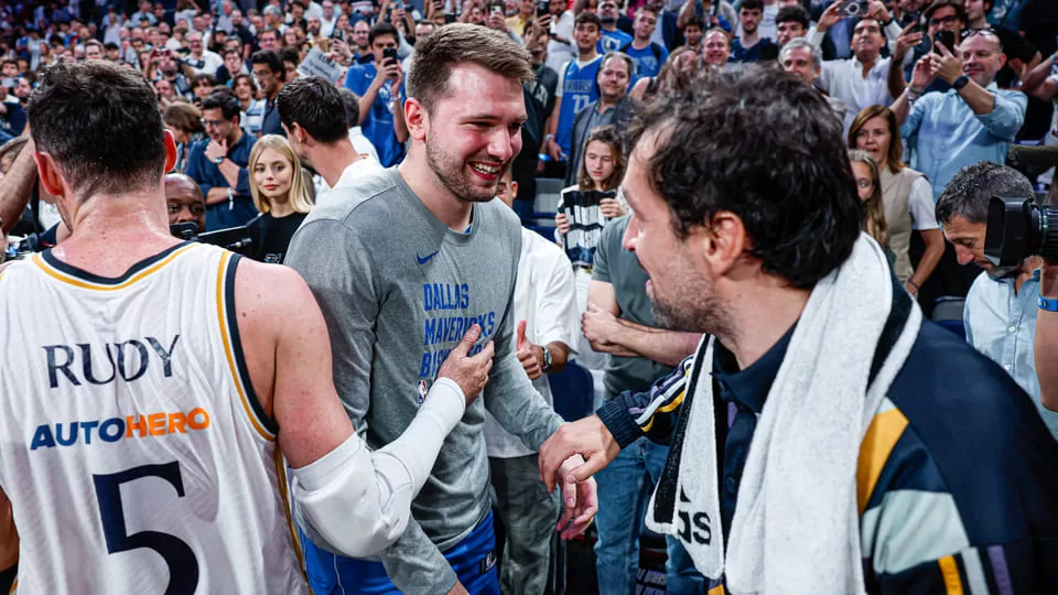 Luka Doncic e Sergio Llull - Dallas Mavericks e Real Madrid