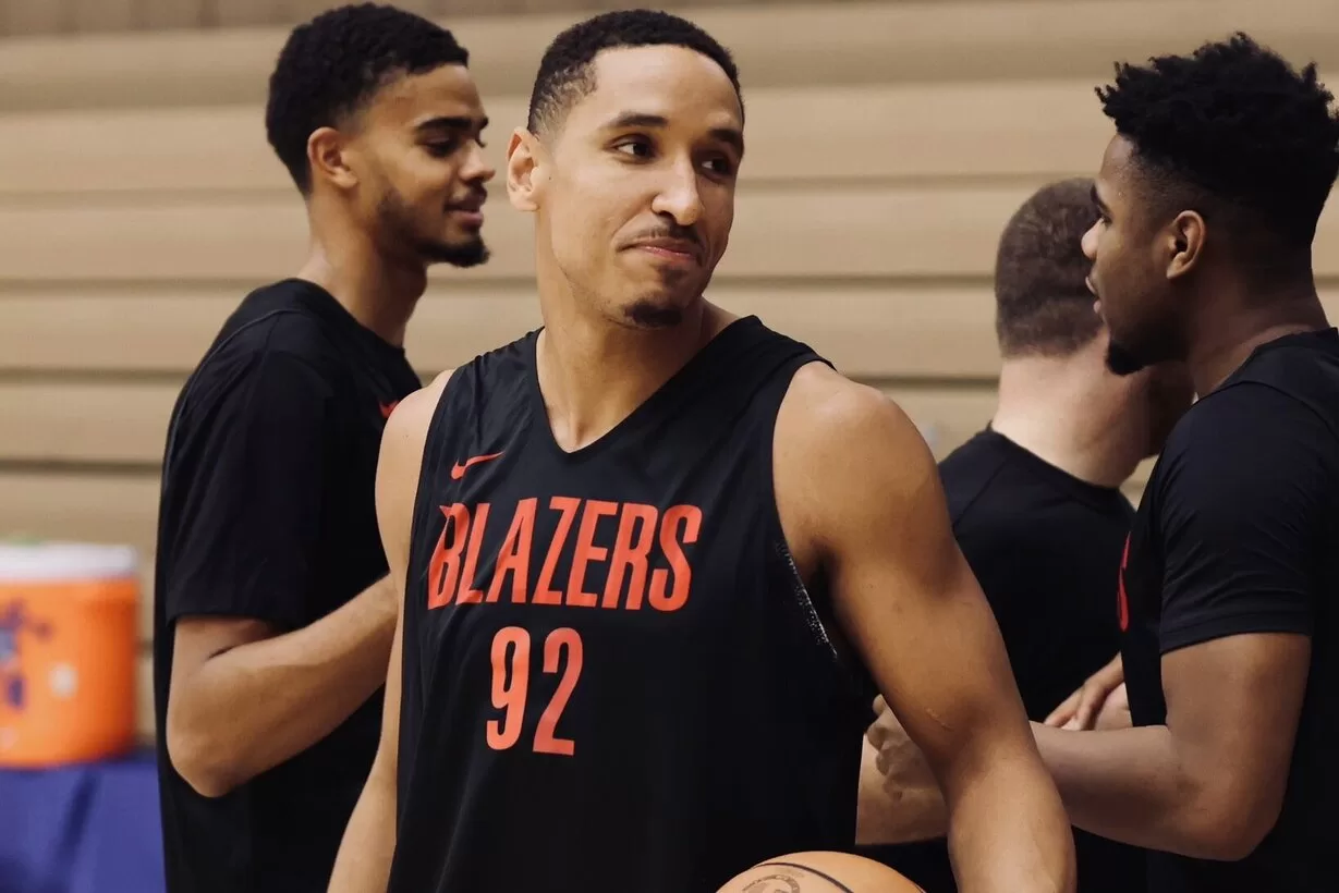 Brogdon durante o camp dos Blazers em 2023