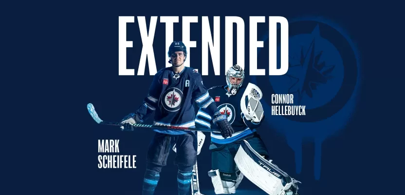 Scheifele e Hellebuyck assinam extensões contratuais com Jets