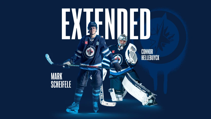 Scheifele e Hellebuyck assinam extensões contratuais com Jets