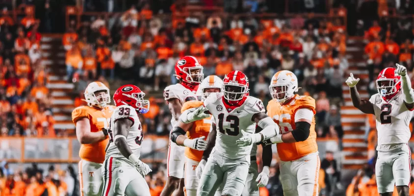 Georgia Bulldogs versus Tennessee Volunteers - semana 12 college football 2023