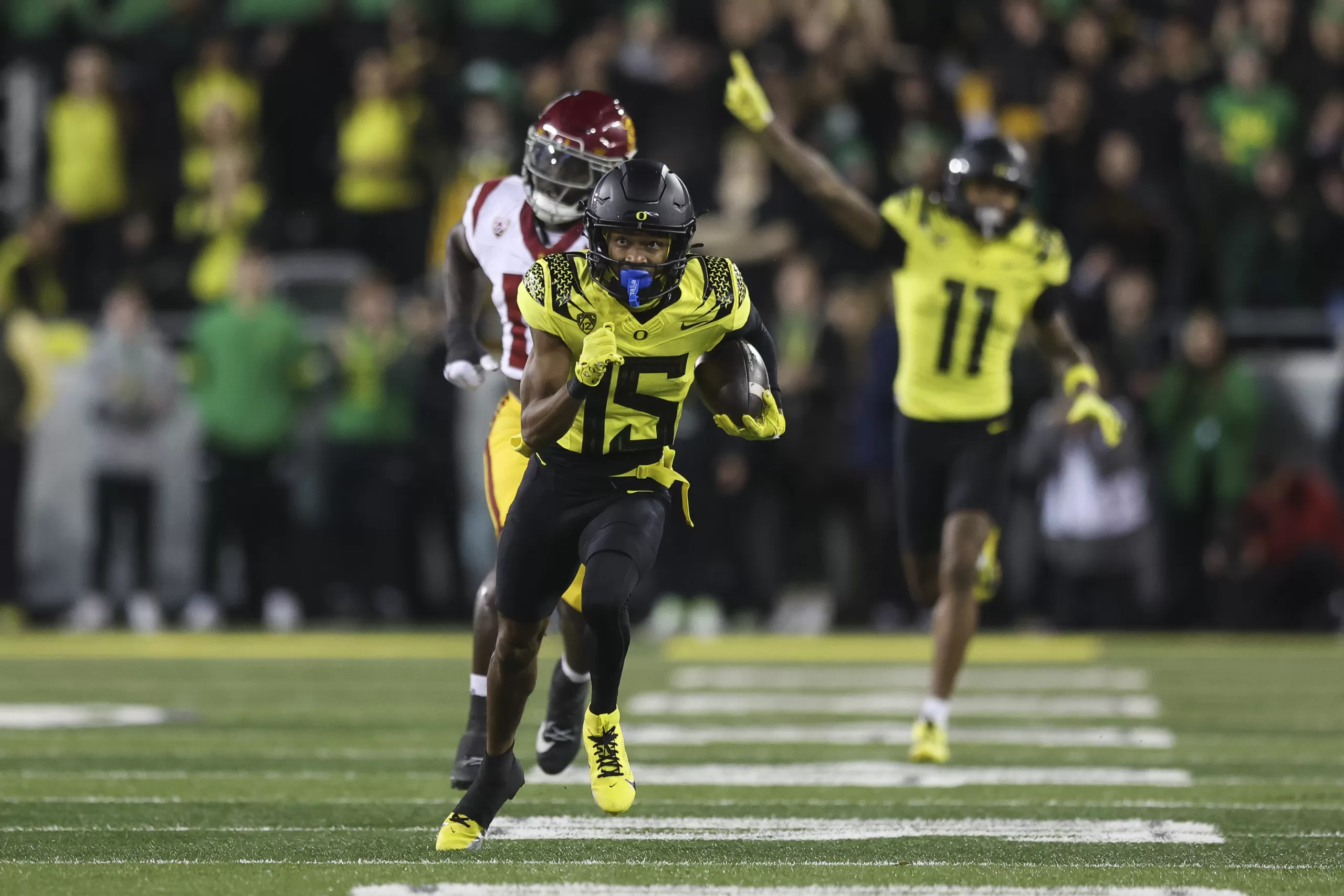 Oregon Ducks versus USC - college football week 11