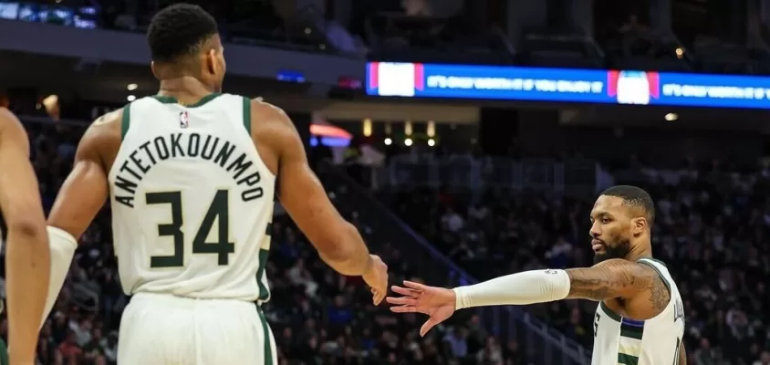 Giannis Antetokounmpo, Damian Lillard - Detroit Pistons @ Milwaukee Bucks