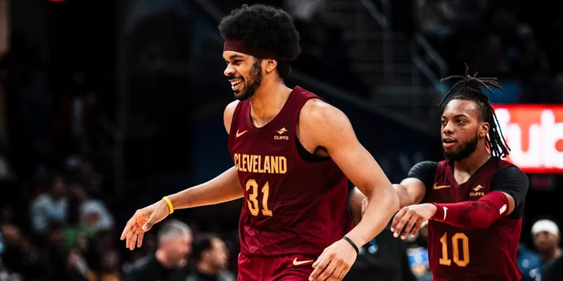 Jarrett Allen, Darius Garland - Cleveland Cavaliers