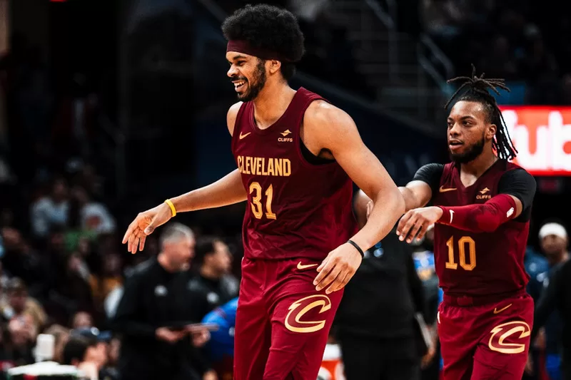 Jarrett Allen, Darius Garland - Cleveland Cavaliers