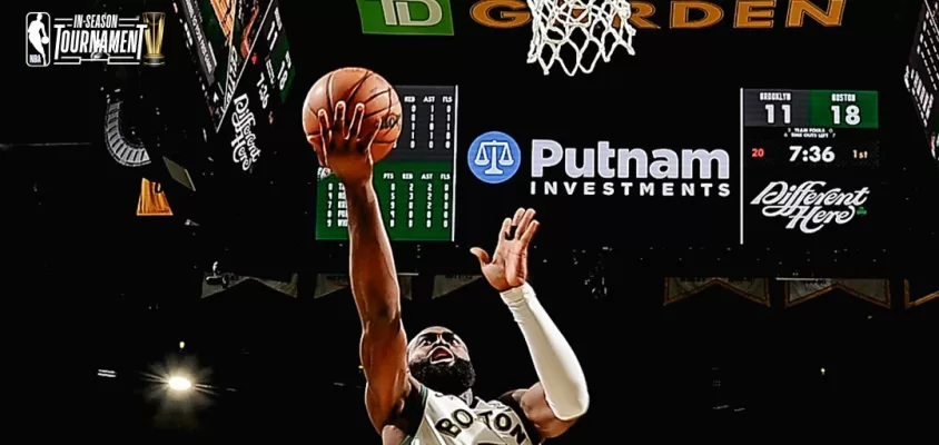 Com Brown cestinha, Celtics vencem Nets pelo Torneio ‘In-Season’