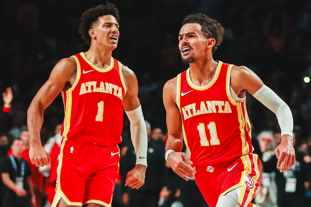 Trae Young, Jalen Johnson - Atlanta Hawks x Orlando Magic - NBA Mexico City Game