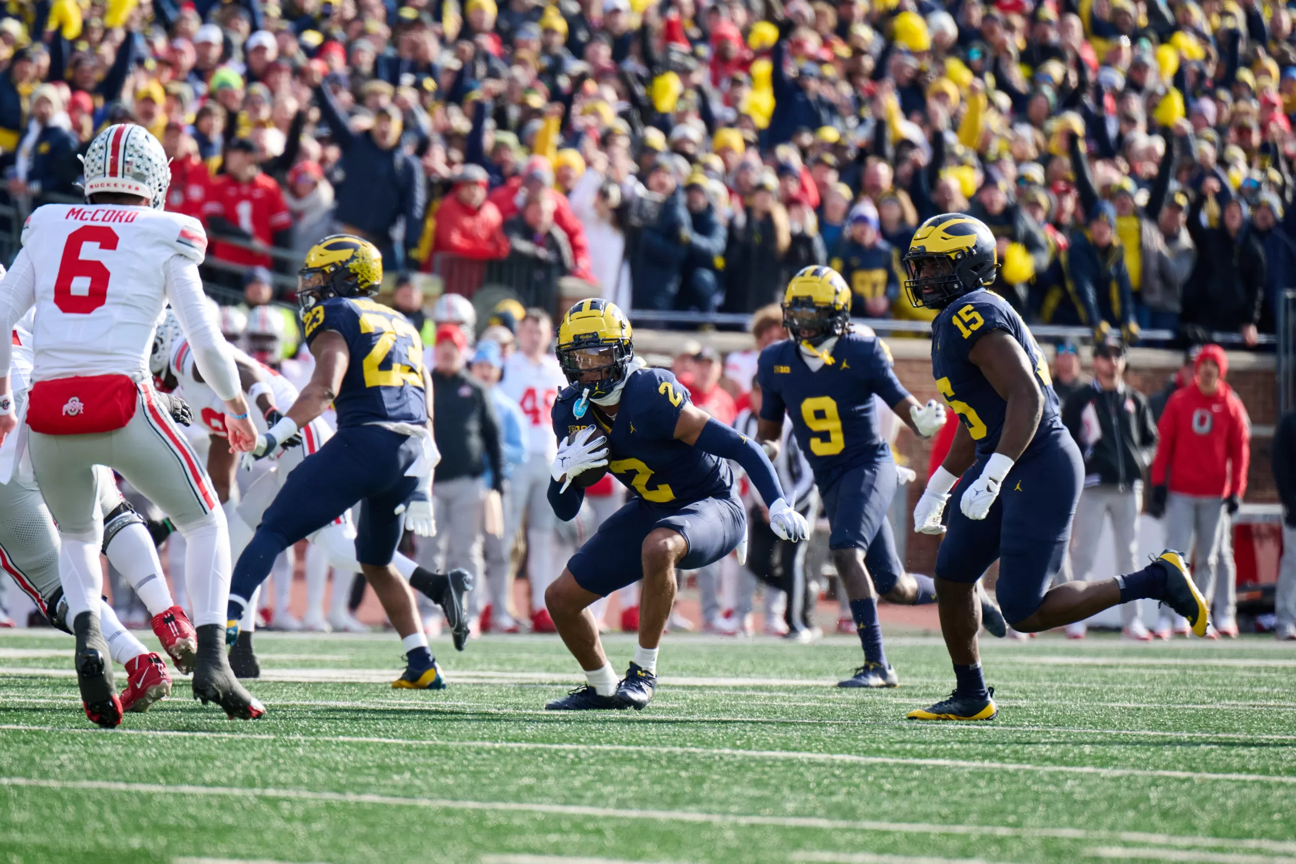 Blake Corum - Michigan Wolverines - bowl season college football playoff