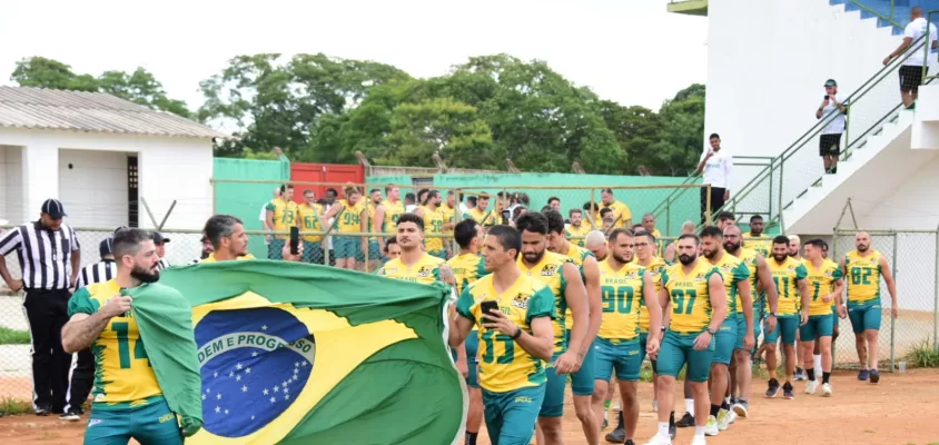 Brasil Onças estreia pelo Sul-Americano de Futebol Americano