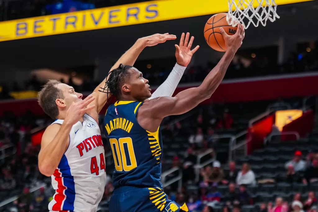 Bennedict Mathurin, Bojan Bogdanovic - Indiana Pacers @ Detroit Pistons