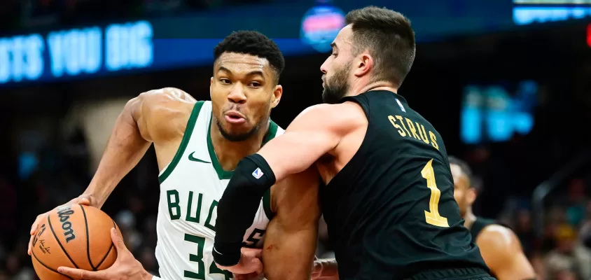 Milwaukee Bucks vira no segundo tempo e conquista vitória em cima do Cleveland Cavaliers