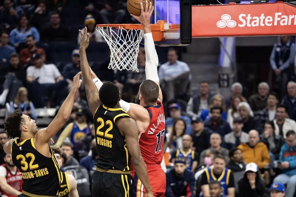 Jonas Valanciunas - New Orleans Pelicans @ Golden State Warriors