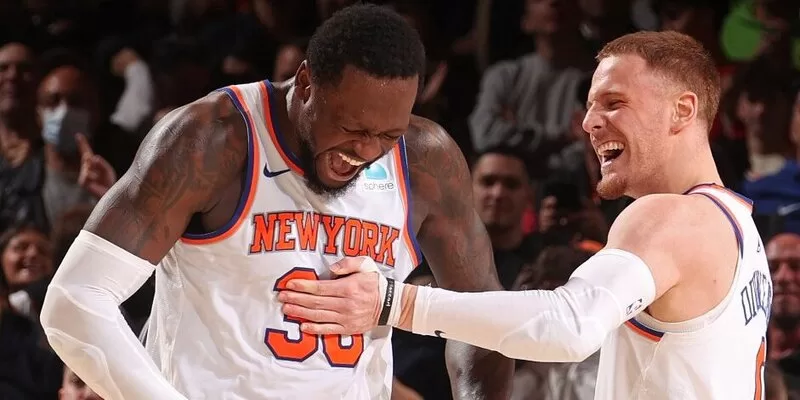 Julius Randle, Donte DiVincenzo - New York Knicks